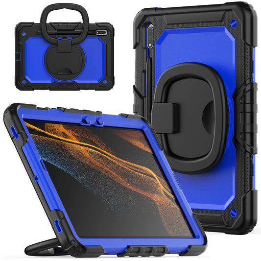 Tough Hook Galaxy Tab S7 Shockproof Case Rotatable Folding Handle Grip