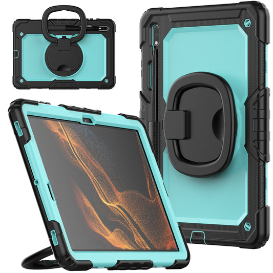 Tough Hook Galaxy Tab S7+ Shockproof Case Rotatable Folding Handle Grip