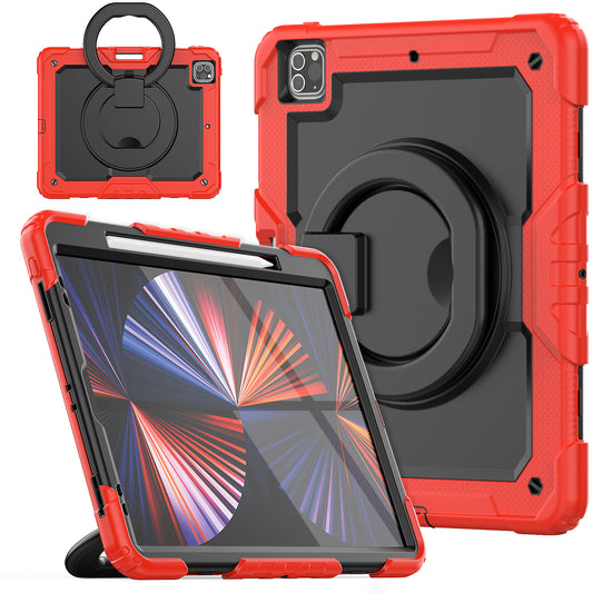 Tough Hook iPad Pro 12.9 2021 Shockproof Case Rotatable Folding Handle Grip