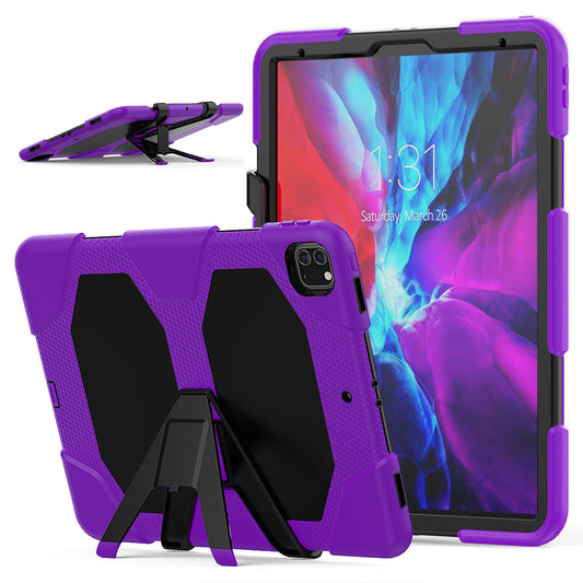 Tough Box iPad Pro 12.9 2021 Shockproof Case with Built-in Screen Protector