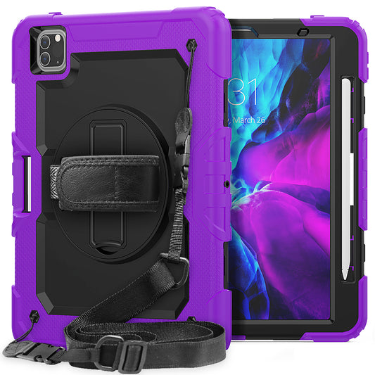 Tough Strap iPad Pro 11 2020 Shockproof Case Multi-functional Built-in Screen Protector