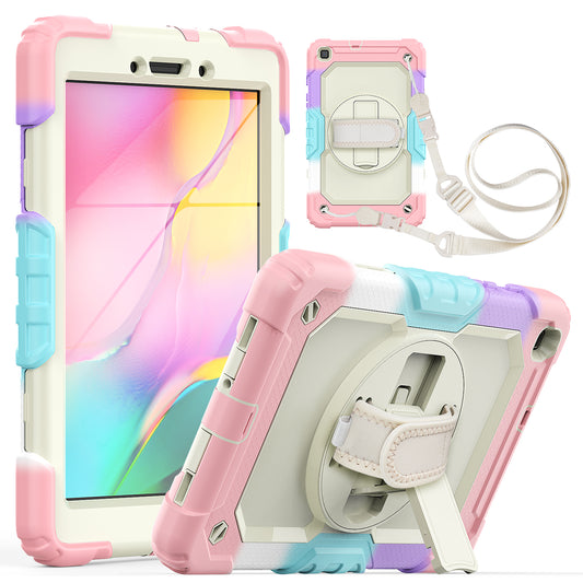 Tough Strap Galaxy Tab A 8.0 2019 Shockproof Case Built-in Screen Protector