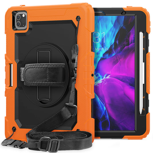 Tough Strap iPad Pro 11 2021 Shockproof Case Multi-functional Built-in Screen Protector