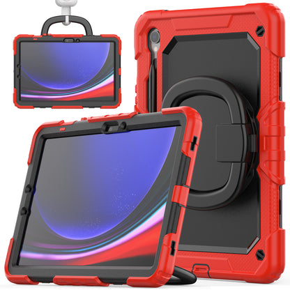 Tough Hook Galaxy Tab S9 FE Shockproof Case Rotatable Folding Handle Grip