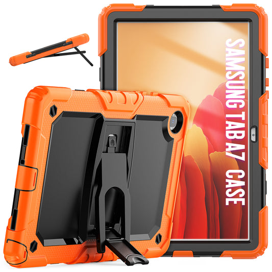 Kickstand Galaxy Tab A7 Shockproof Case Built-in Screen Protector Strap