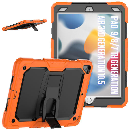 Kickstand iPad Pro 10.5 Shockproof Case Built-in Screen Protector Shoulder Strap