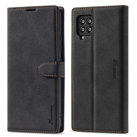 Gentry Slim Galaxy A42 Leather Case Book Stand Wallet Buckle