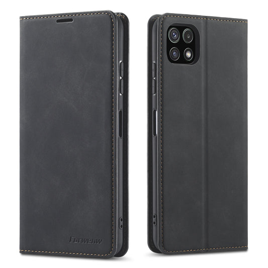 New Slim Galaxy A22e Leather Case Book Stand Wallet Magnetic