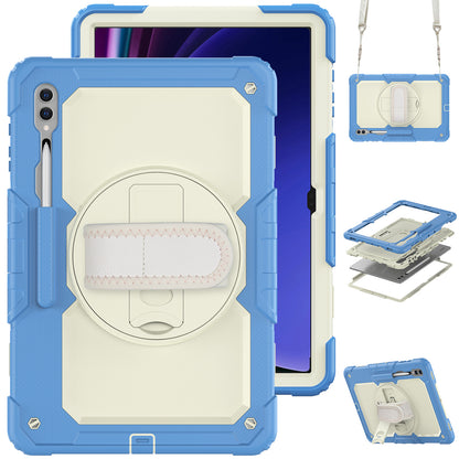 Tough Strap Galaxy Tab S9 Ultra Shockproof Case Multi-functional Built-in Screen Protector