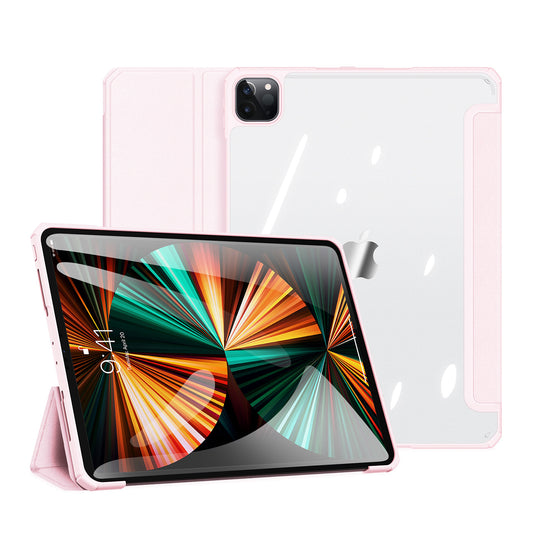 Copa Foldable Apple iPad Pro 12.9 2021 Leather Case Smart Flip Raised Edges