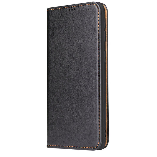 PU Leather Galaxy A40 Flip Case Wallet Stand Texture Deluxe