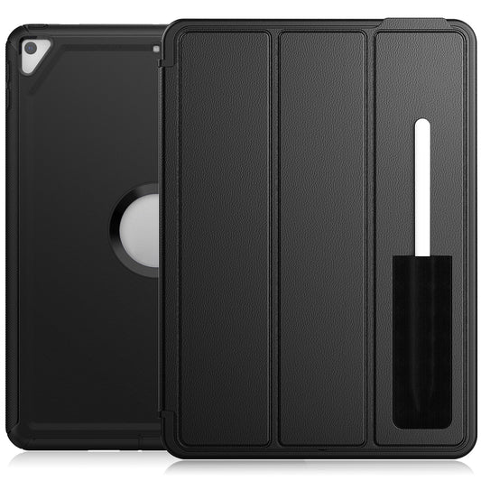 Auto Wake/Sleep iPad 9 Shockproof Case Leather Tri-fold Stand Smart