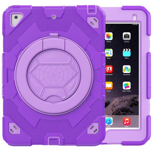 Spider-Man iPad 6 Shockproof Case Ultimate Protection Rotating Handle Stand