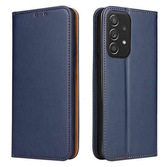 PU Leather Galaxy A53 Flip Case Wallet Stand Texture Deluxe
