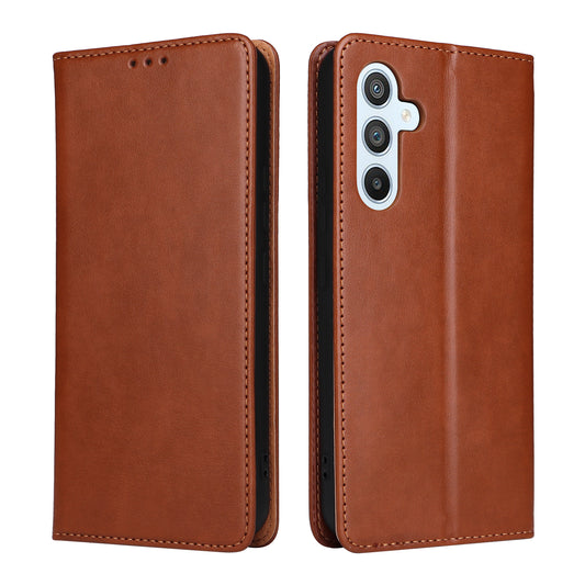 PU Leather Galaxy A54 Flip Case Wallet Stand Texture Deluxe