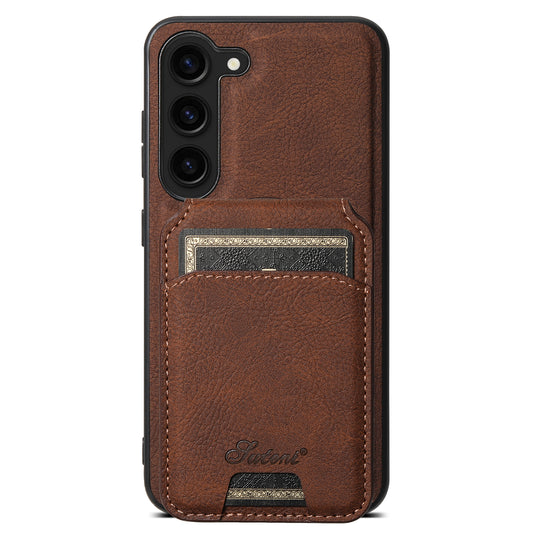 Magnetic Card Holder Galaxy S23 Leather Cover