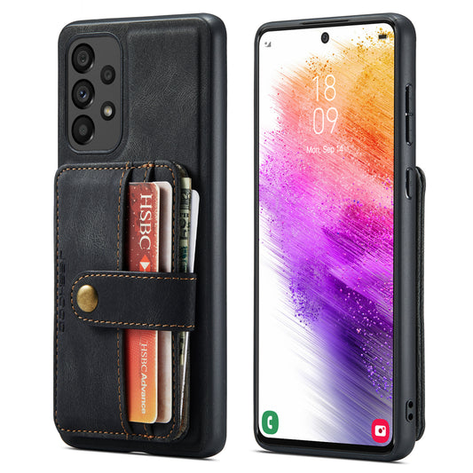 Magnetic Detachable Card Holder Galaxy A13 Leather Cover RFID Back Kickstand