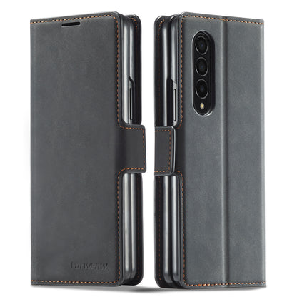 New Slim Galaxy Z Fold3 Leather Case Book Stand Wallet Magnetic