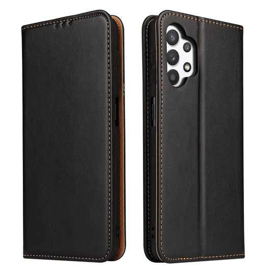 PU Leather Galaxy A32 Flip Case Wallet Stand Texture Deluxe
