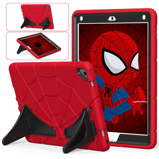 Spider Eye iPad Pro 9.7 Shockproof Case Silicone PC Case Kids Safe Built-in Kickstand