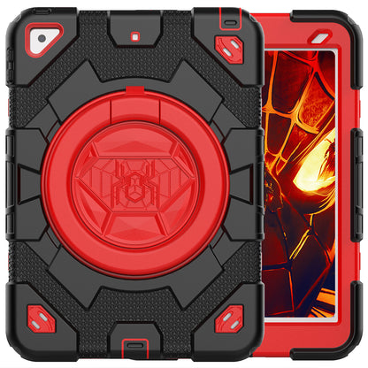 Spider-Man iPad 9 Shockproof Case Ultimate Protection Rotating Handle Stand