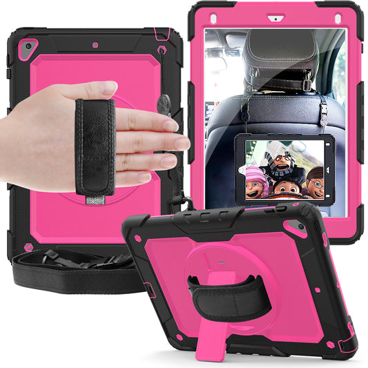 Tough Strap iPad 5 Shockproof Case Multi-functional Built-in Screen Protector