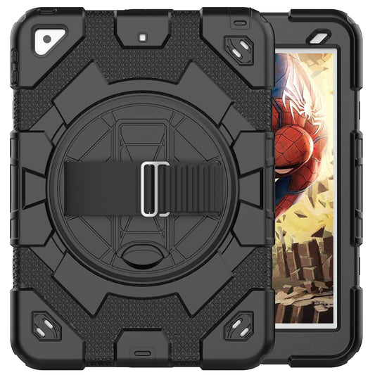 Spider Strap iPad 7 Shockproof Case 360 Rotatable Adjustable Hand Holder