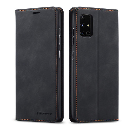 New Slim Galaxy A71 Leather Case Book Stand Wallet Magnetic