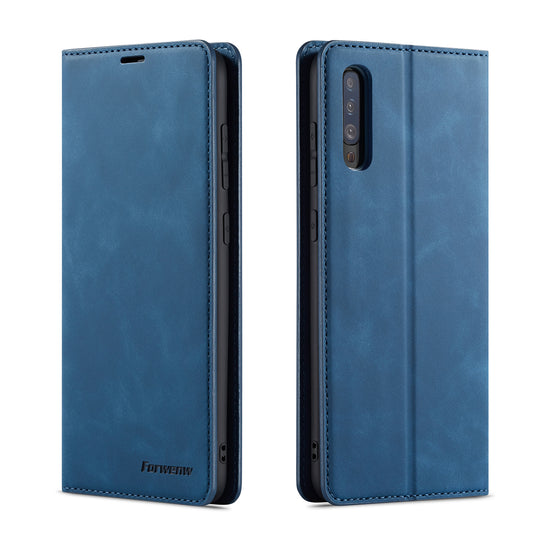New Slim Galaxy A20 Leather Case Book Stand Wallet Magnetic