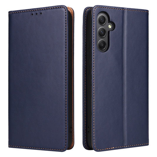 PU Leather Galaxy A34 Flip Case Wallet Stand Texture Deluxe