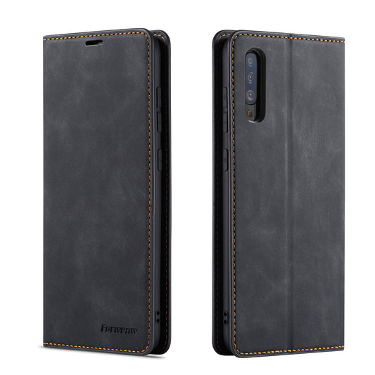 New Slim Galaxy A30 Leather Case Book Stand Wallet Magnetic