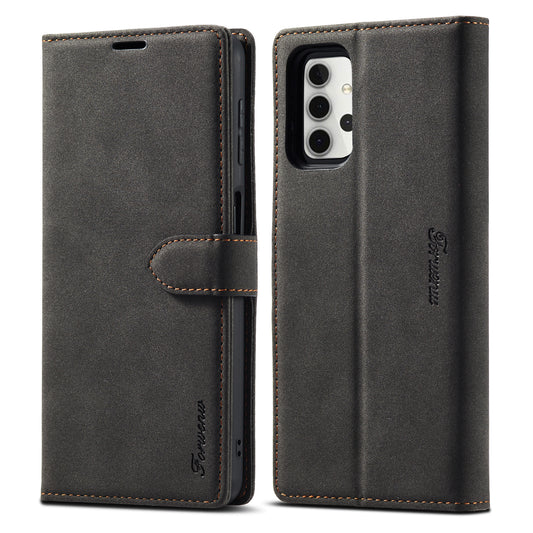 Gentry Slim Galaxy A32 Leather Case Book Stand Wallet Buckle