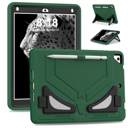 Panther iPad 6 Shockproof Case EVA PC Case Children Safe Built-in Kickstand