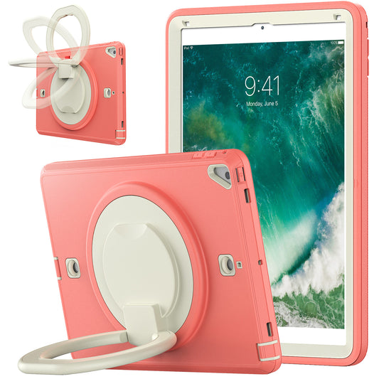 Coolinan Hook iPad 6 Shockproof Case Built-in Screen Protector Rotatable