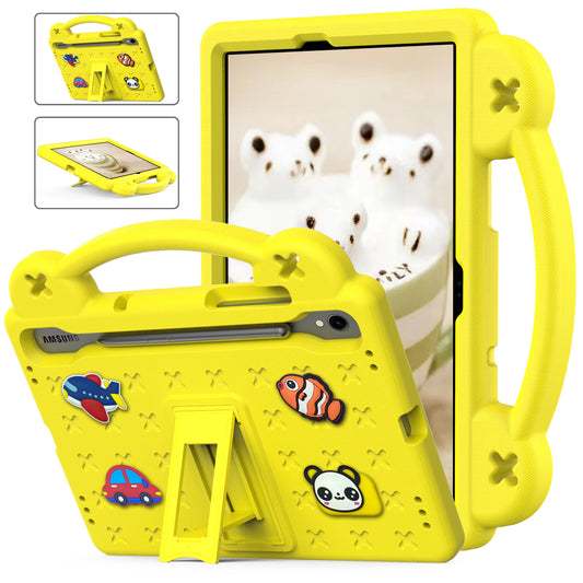 Berenstain Bear Galaxy Tab S8 EVA Case Children's Cartoon Flat Kickstand DIY