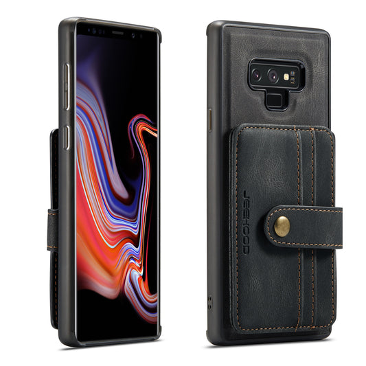 Magnetic Detachable Card Holder Galaxy Note8 Leather Cover RFID Back Kickstand