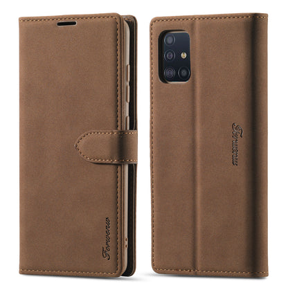 Gentry Slim Galaxy A91 Leather Case Book Stand Wallet Buckle
