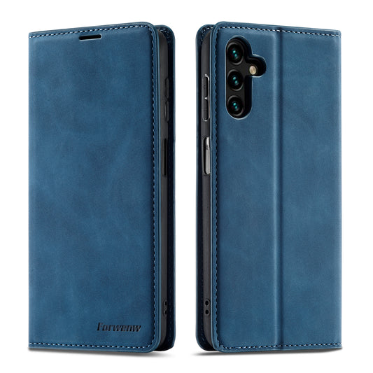 New Slim Galaxy A25 Leather Case Book Stand Wallet Magnetic