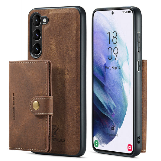 Magnetic Detachable Card Bag Galaxy A54 Leather Cover RFID Flip Stand