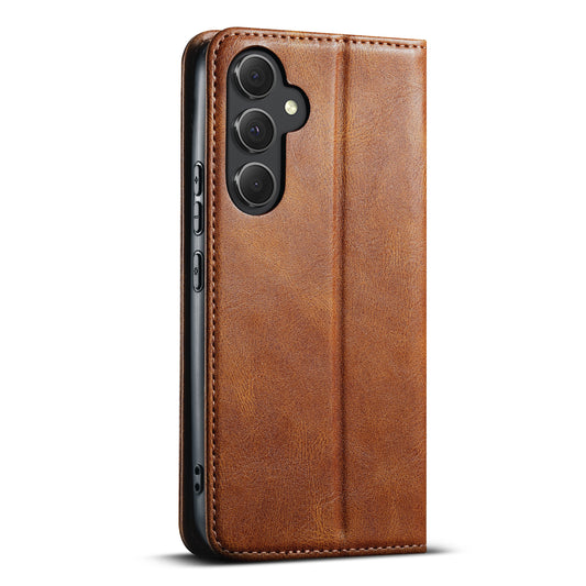 Magic Flip Galaxy A24 Leather Case RFID Anti-lost Wallet Stand Slim