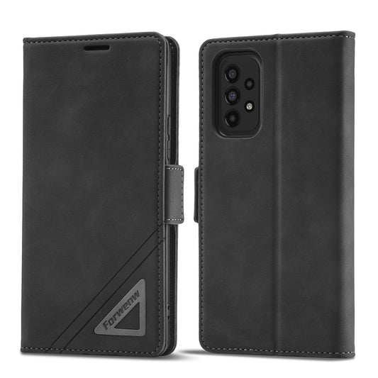 Tower Buckle Galaxy A23e Leather Case Frosted TPU Magnetic Wallet Stand
