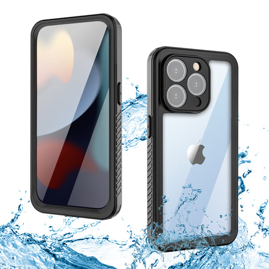 Twill Swimming IP68 iPhone 15 Pro Waterproof Case Bumper Combo Armor Protection