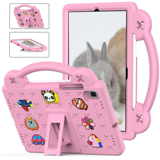 Berenstain Bear Galaxy Tab S6 EVA Case Children's Cartoon Flat Kickstand DIY