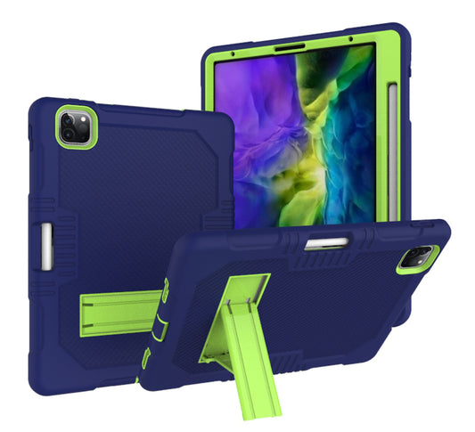 Hit Color iPad Pro 12.9 (2018) Shockproof Case Combo Silicone PC Rugged Stand