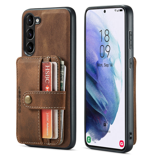 Magnetic Detachable Card Holder Galaxy A34 Leather Cover RFID Back Kickstand