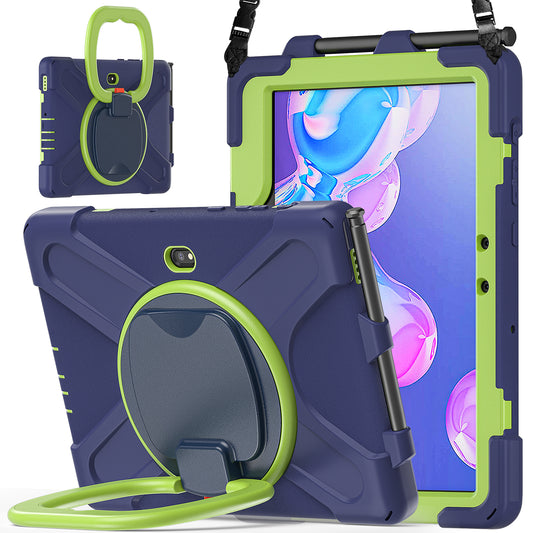 Pirate Box Galaxy Tab Active4 Pro Case Hook Stand Rotating Hand Shoulder Strap