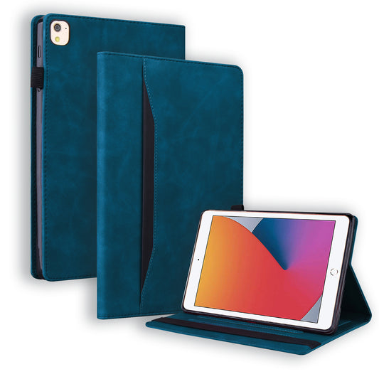 Business Stitching iPad Pro 10.5 Leather Case Homochromatic Retro Wallet Stand