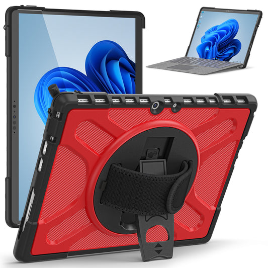 Jacket Beer Microsoft Surface Pro 8 Case Light Textur Multi Angle Protection Stable Stand