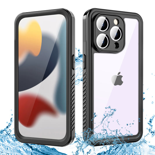 Twill Swimming IP68 iPhone 15 Pro Max Waterproof Case Bumper Combo Armor Protection