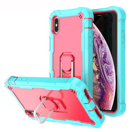 Ring Holder Kickstand iPhone Xs Max Shockroof Case All Round Protection Military